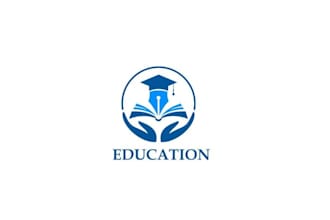 design school, education logo with 17 hours