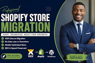 convert or migrate to shopify of wordpress and wordpress to shopify
