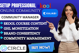 be your skool community expert, community manager for course creators coaches