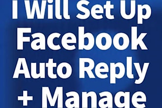 setup facebook auto reply and schedule posts for your business page