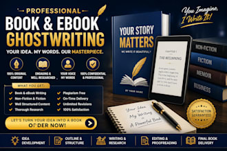 ghostwriter, ebook ghostwriter, ghost book writer, for non fiction, ebook writer