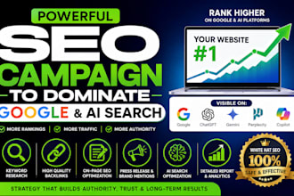 create SEO campaign to dominate google and ai search