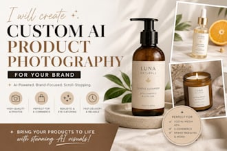 create custom ai product photography for your brand
