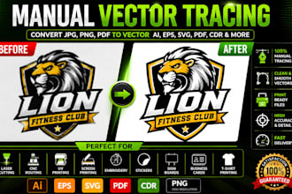 convert jpg png to vector ai eps svg manually