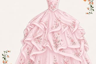 draw custom bridal party and casual fashion illustration