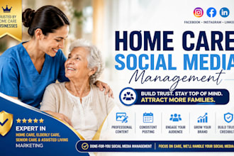 manage social media for home care, elderly care and senior care agencies