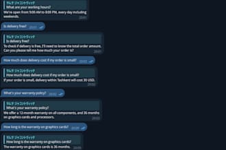 create ragpowered ai telegram chatbot for your business faq