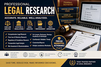 provide legal research case law analysis statutes compliance memorandum
