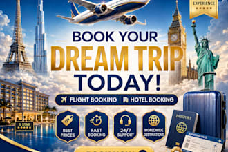 book affordable flights,hotel and help with your travel plans