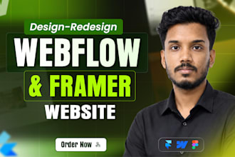 design webflow website, framer website, figma to framer, webflow developer