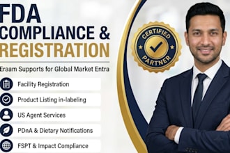 do fda registration, US agent, product listing, mocra compliance