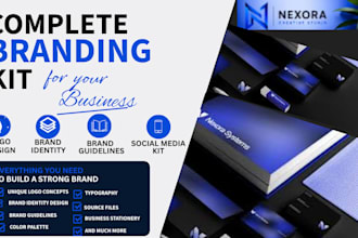 design business logo and brand identity branding kit