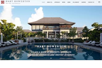 design a wordpress website for interior design and architecture