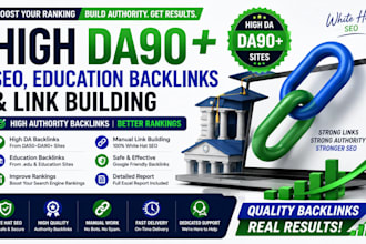 do high da90 SEO, education backlinks, and link building