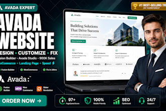 design wordpress avada website avada customization fusion avada builder expert