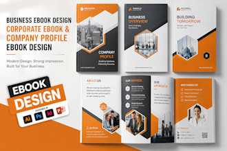 create business ebook design, corporate ebook and company profile ebook design