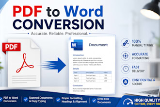 convert PDF to word with accuracy