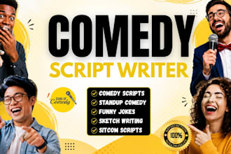 write movie script comedy script screenplay short film script humor funny jokes