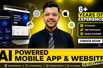 build ai powered websites, mobile apps and ai agents