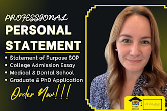edit your law, mba, phd, grad school personal statement or statement of purpose