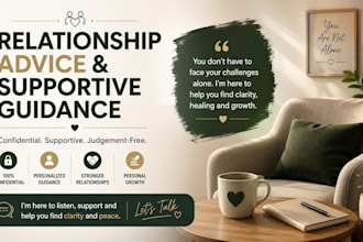 provide relationship advice and supportive guidance