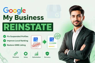 reinstate gmb google my business setup verification and suspension recovery
