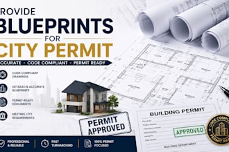 provide blueprints for city permit