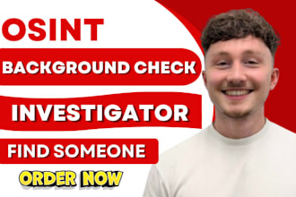 do background check, find someone social media, public records using osint