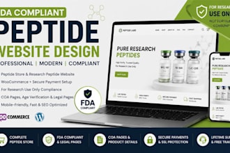 fda compliant peptide website, peptide store, research peptide
