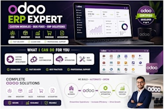customize, develop and fix odoo erp modules professionally