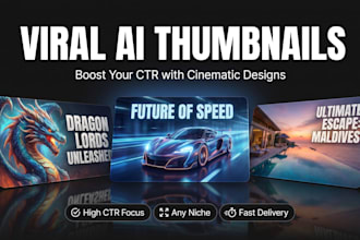create premium ai youtube thumbnails for any niche