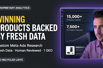 find winning products using meta ads and competitor data