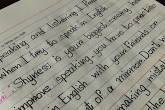 write anything in my neat handwriting