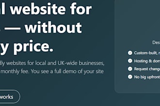 build your website and host it