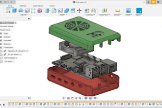 design plastic enclosure cad design snap fit housing casing arduino raspberry pi