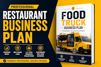 develop a business plan for restaurant coffee food truck investor business plan