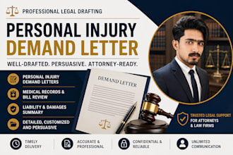 draft personal injury demand letters