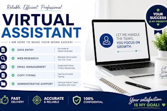 do admin, research, and data entry assistant