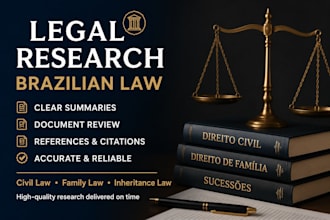 conduct professional legal research on brazilian law