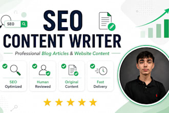 write SEO blog articles and website content