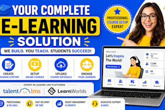 create online course content course setup course upload talentlms learnworlds