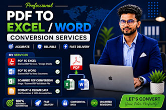 convert scanned PDF to excel, word, and google sheets