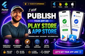 publish upload ios android app to appstore playstore
