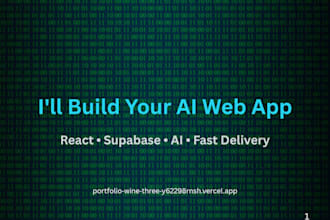 build your ai powered web app with react and supabase