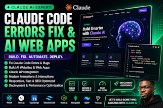 fix claude code errors build claude website ai product animation web app fable 5
