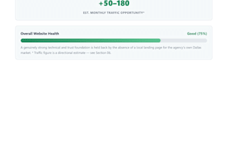 do a local SEO audit and website report with fixes
