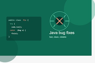 and fix java programs for you