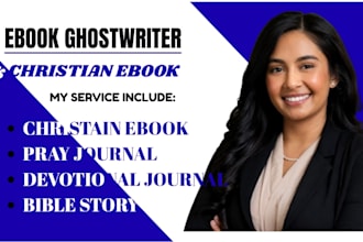 ghostwriter christian ebook, devotional prayer journal bible story