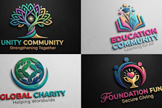 do nonprofit, spa, charity, community, welfare, foundation logo
