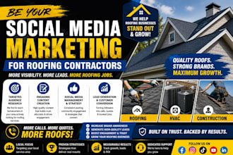 be your construction contractor hvac roofing social media marketing for roofing